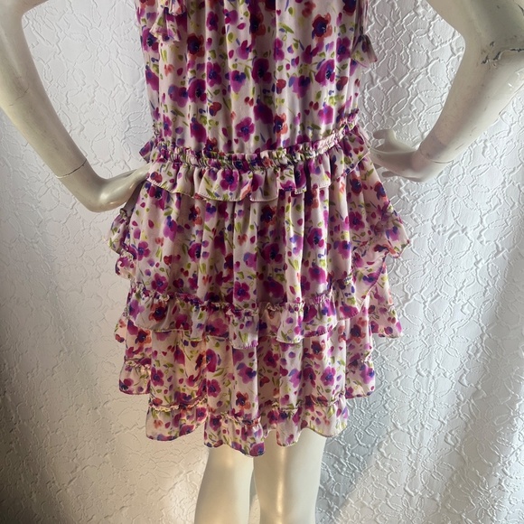 Misa Los Angeles Eliana Floral Flounce Dress - Picture 8 of 10